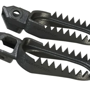 SCAR závodní stupačky řidiče ocel KTM SX / SXF 23-25, HUSQVARNA TC / FC 23-25, EXC / EXCF GAS GAS MC 250F / 350F 450F 25 barva černá Poslední Šance