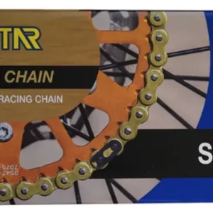 SUNSTAR hnací řetěz 520MXR2-116G MOTOCROSS do 500 ccm, barva zlatá (38,4KN) (520ERT3) rozpojený + spona - nahrazuje SS520MXR1-116G - MADE IN JAPAN - Limitovaná Edice