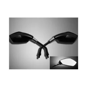 Sada zrcátek RAVENNA, černé, homologované \\ Expresní Doručení