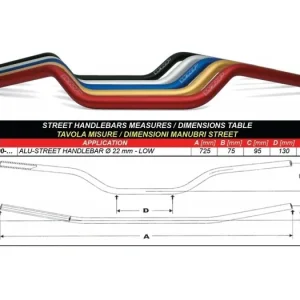Dokud Zásoby Vydrží Řídítka WRP ALU-STREET nižší modrá 2100-002 203.2100-002