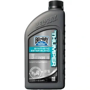 Motorový olej Bel-Ray THUMPER RACING SYNTHETIC ESTER BLEND 4T 10W-40 1 l Hit Sezóny