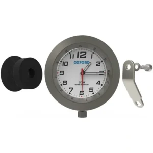 Analogové hodiny, OXFORD (stříbrný rámeček, luminiscenční ciferník) Ověřený