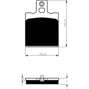 Brzdové destičky GOLDFREN 038 S3 14278 797.S0.38 Originální