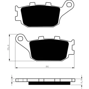 Sleva Brzdové destičky GOLDFREN 021 AD 14233 797.A0.21