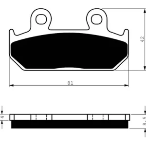 Odeslání Ihned Brzdové destičky GOLDFREN 025 S3 14243 797.S0.25