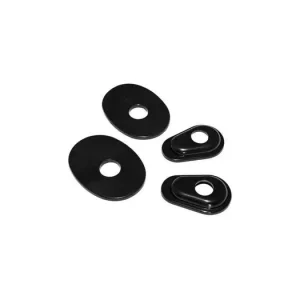 Montážní redukce ISY3 pro mini blinkry do originální kapoty - černá (sada), YAMAHA černé. Sada pro dva blinkry PW207-067 Hit Sezóny