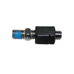 Adaptér závitu zrcátka M8x1,25 levý/ M8x1,25mm pravý - černá PW304-047 Ruční Výroba