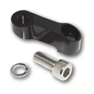 Adaptér pro rozšíření zrcátek se závitem M10, CNC hliník - černá (pár) M10 x 1,25mm, rozšíření: v. 35mm x š. 40mm PW305-130 Expresní Doručení