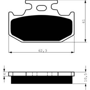Brzdové destičky GOLDFREN 100 AD 14425 797.A1.00 Nejprodávanější