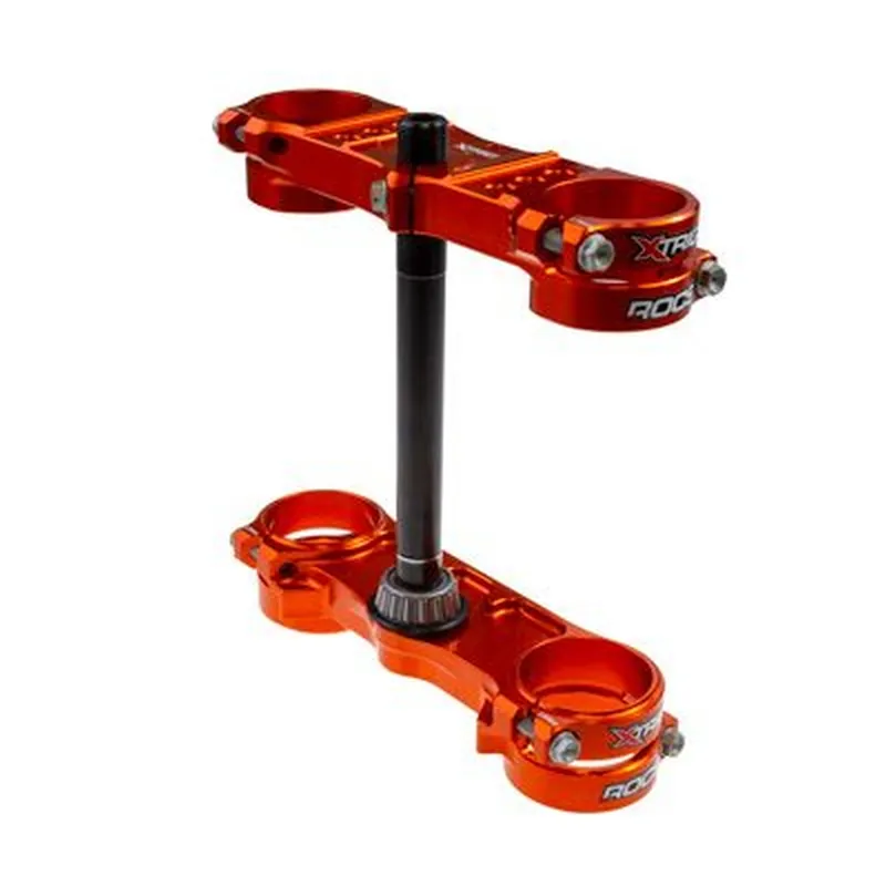 XTRIG vzpěry předního zavěšení ROCS TECH TRIPLE CLAMPS KTM SX 85 25-26; HUSQVARNA TC 85 25-26; GAS GAS MC 85 25-26 (OFFSET 14mm) barva oranžová Kup Teď