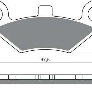 Profesionální Brzdové destičky GOLDFREN 284 AD 46746 797.A2.84