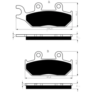 Brzdové destičky GOLDFREN 033 S3 14264 797.S0.33 Nízká Cena