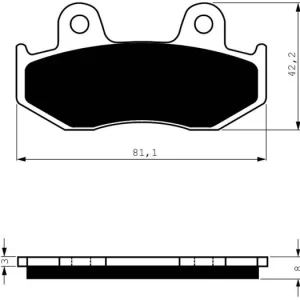 Brzdové destičky GOLDFREN 102 AD 14431 797.A1.02 Nízká Cena