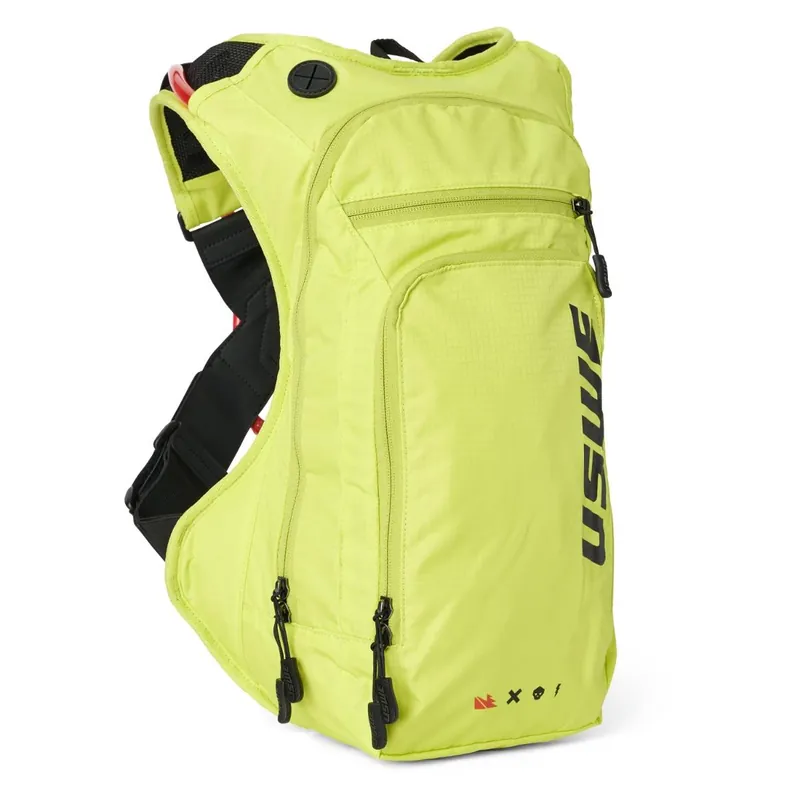 USWE CAMEL BAG OUTLANDER 9 CRAZY YELLOW barva žlutá fluorescenční MOTO/jízdní kolo objem 3L tekutina (9L batoh) Akční Nabídka