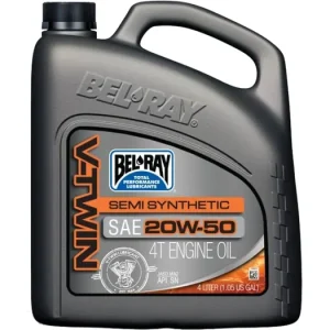 Finální Výprodej Motorový olej Bel-Ray V-TWIN SEMI SYNTHETIC 20W-50 4 l