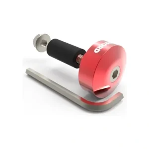 Omezená Nabídka Závaží řídítek Bar Ends 1 s redukcí pro vnitřní průměr 13 a 18 mm (vnější 22 a 28,6 mm), OXFORD (červený elox, pár) M003-20