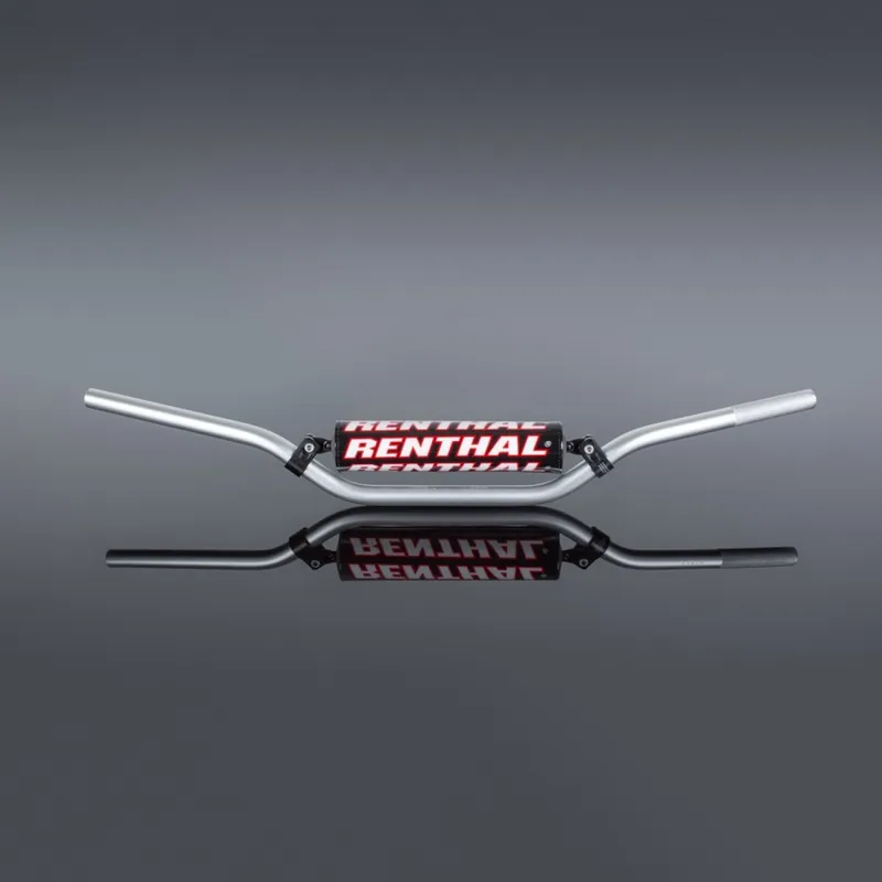 RENTHAL řidítka 7/8 (22mm) MX HANDLEBAR BLACK VINTAGE DESERT PADDED barva stříbrná s chráničem Odeslání Ihned