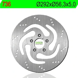 Brzdový kotouč NG 736 DIS736 210.736 Velkoobchod