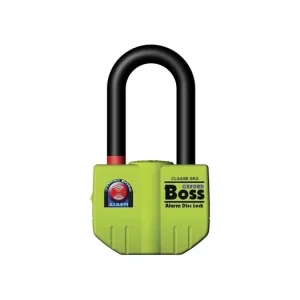 Zámek kotoučové brzdy Boss Alarm, OXFORD (integrovaný alarm, průměr čepu 14 mm, žlutý) Přímo Od Výrobce
