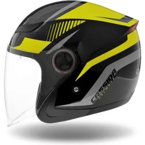 Záruka V Ceně Přilba Reflex, CASSIDA - ČR (černá/žlutá fluo/šedá, vel. S)