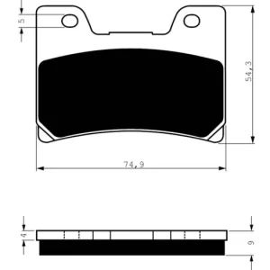 Brzdové destičky GOLDFREN 028 AD 14251 797.A0.28 Super Cena