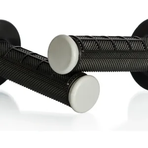 Motokrosové rukojeti MOTION STUFF ADVANCED černá/šedá (half-waffle) STF-201-2207 Nová Kolekce