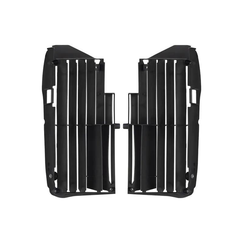 Levný POLISPORT kryty chladiče (mřížky – kompletní) YAMAHA YZ 250F 24; YZ 450F 23-24; WR 450F 24 barva černá