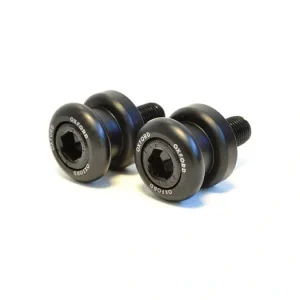 Rolny - adaptéry kyvné vidlice pro osazení zadního stojanu, OXFORD (šroub M6, závit 1,0, alu slitina, černé) Akční Cena