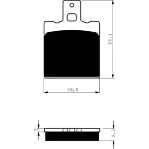 Brzdové destičky GOLDFREN 087 AD 14391 797.A0.87 Originální