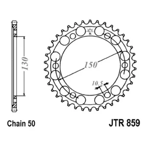 Ihned K Objednání Řetězová rozeta JT JTR 859-48 48 zubů, 530 JTR859.48 727.01.76