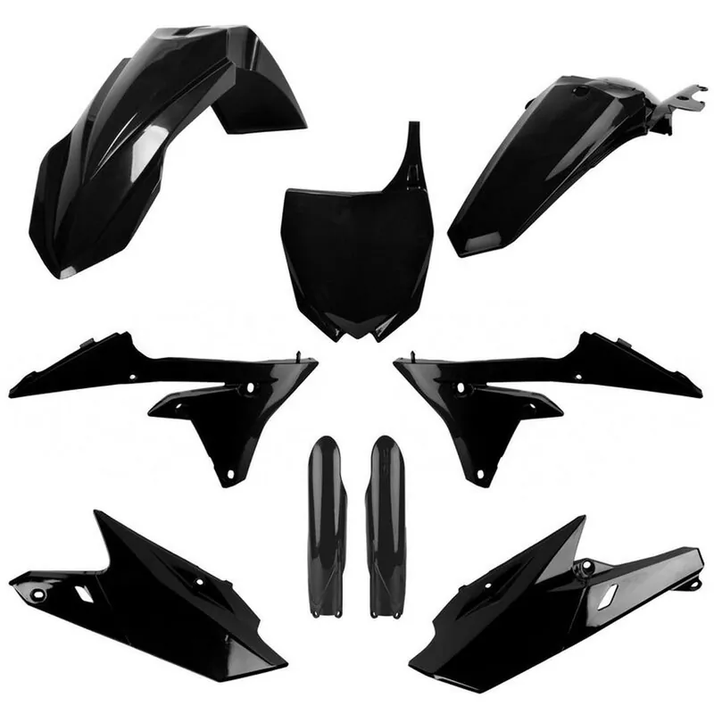 POLISPORT kompletní sada plastů (FULL KIT) YAMAHA YZ 250F 14-18; YZ 450F 14-17 v sadě tabulka přední (8678400002) i kryty tlumičů (8352000002) barva černá Nízká Cena