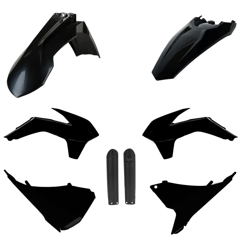 Garance Vrácení Peněz POLISPORT kompletní sada plastů (FULL KIT) KTM EXC/EXC-F 16 v sadě kryty tlumičů (8398600002) barva černá