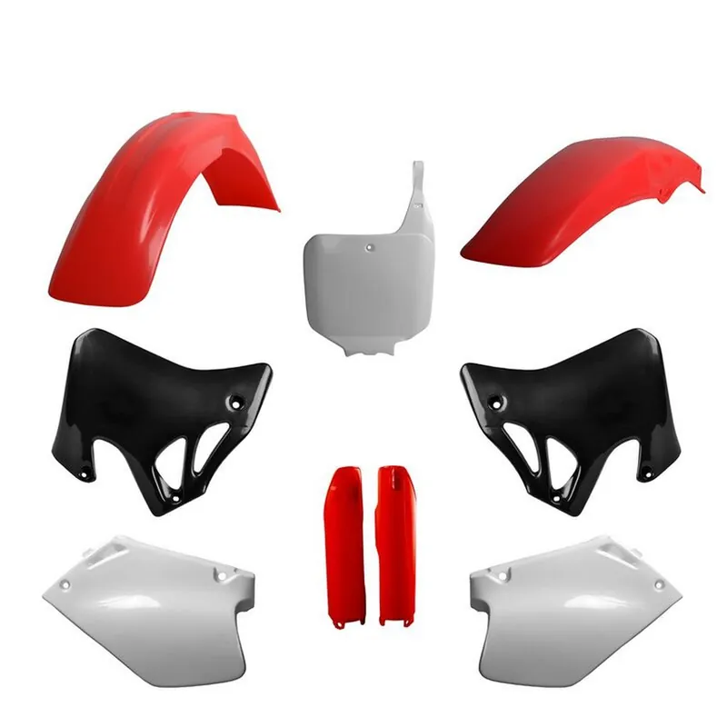 POLISPORT kompletní sada plastů (FULL KIT) HONDA CR 125 95-97; CR 250 95-96 v sadě tabulka přední (8673000002) i kryty tlumičů (8394000003) barva OEM Jen Po Omezenou Doba