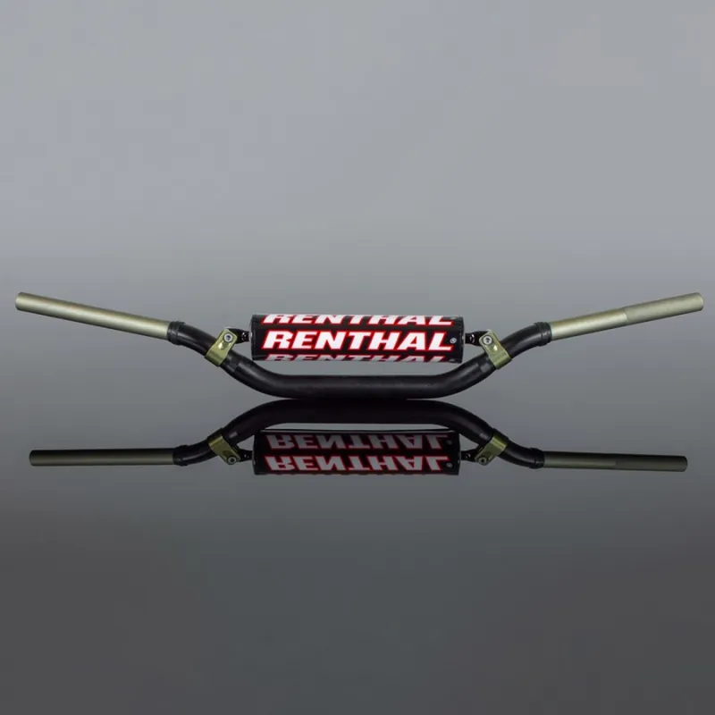 Levný RENTHAL řidítka 1,1/8 (28,6mm) MX TWINWALL 990 HANDLEBAR BLACK YAMAHA YZ 07-23 / YZF 07-17 PADDED barva černá s chráničem