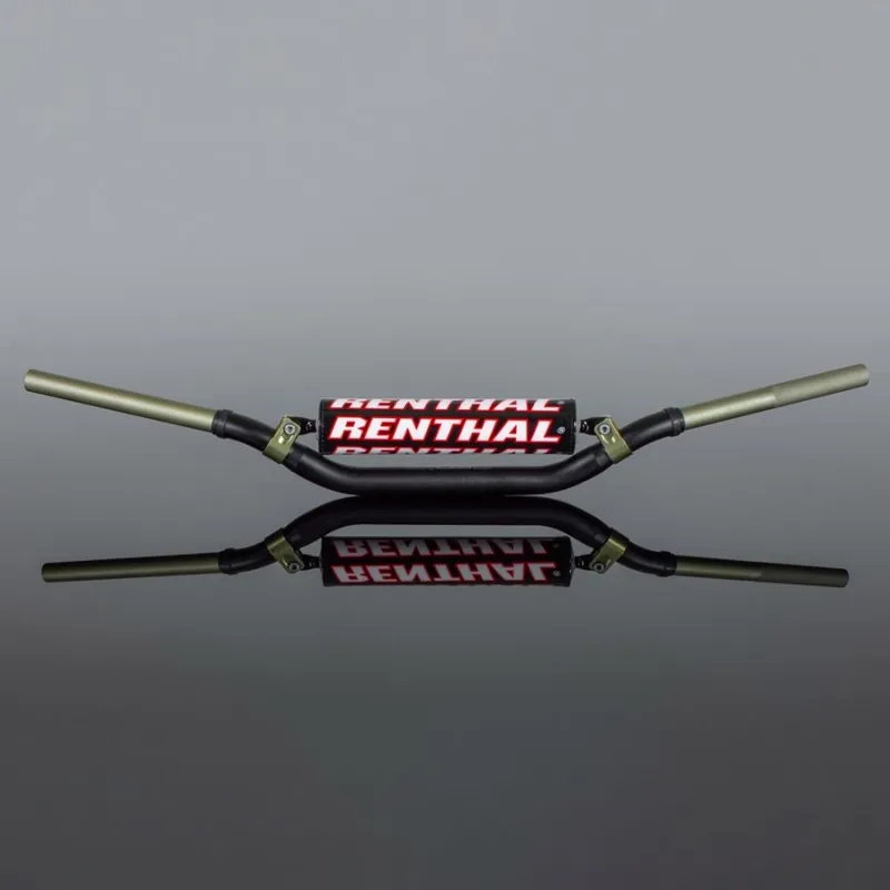 RENTHAL řidítka 1,1/8 (28,6mm) MX TWINWALL 991 HANDLEBAR BLACK KTM SX/SX-F 09-12; SUZUKI RM / RMZ 06-13; YAMAHA YZF 18-21 PADDED barva černá s chráničem Originální