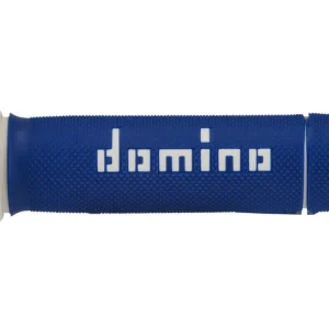 Cenová Bomba DoMINO řazení (gripy) (GRIPY) OFF ROAD dvousložkový barva světle modrá/bílá