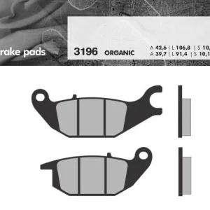Přímo Od Výrobce BRENTA brzdové destičky KH343 HONDA MONKEY 125 19-, CBR 125 04-10, XL 125 V VARADERO 01-11, YAMAHA YZF 150 14-, TRICITY 125 14-, CF MOTO 125 PAPIO 17 zadní (organické)