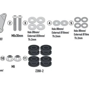 KAPPA upevnění štítu 6126DTK KYMCO doWNTOWN 350 GT 24-25 Garance Vrácení Peněz