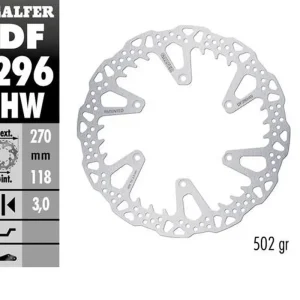 Vrácení Zdarma GALFER přední brzdový kotouč YAMAHA YZ 125 22-24; YZ 250 22-24; YZ 250F 21-24; YZ 450F 20-24; WR 250F 17-24; WR 450F 20-24 (270X118X3mm) SHARK ENDURO MX