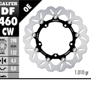 Nová Kolekce GALFER přední brzdový kotouč YAMAHA MT-03 16-, YZF R3/R25 15- (298mm) plovoucí WAVE FLOATING