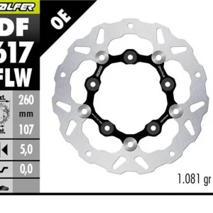 GALFER brzdový kotouč zadní KTM 890SMT 23-25 (WAVE FLOATING) (260X107X5mm) Levný