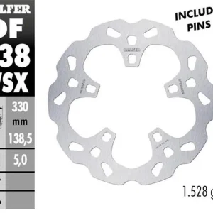 Nejprodávanější GALFER přední brzdový kotouč HARLEY-DAVIDSON (330X138X5)