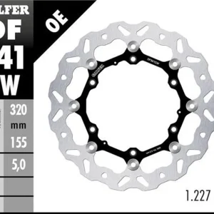 Výhodná Nabídka GALFER přední brzdový kotouč KTM 390 ADVENTURE 23-25; HUSQVARNA 401 SVARTPILEN 24-25 (WAVE FLOATING) (320X155X5mm)