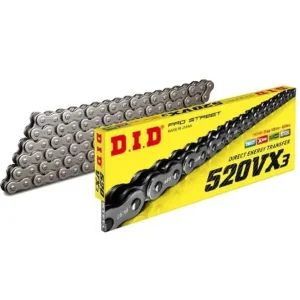 Pouze Dnes DID hnací řetěz 520VX3-122 (122 článků) X-RING rozpojený + spona
