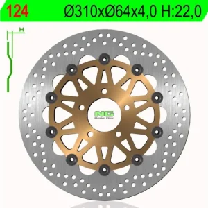 Akční Cena Brzdový kotouč NG 124 DIS124 210.124