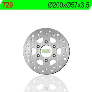 Brzdový kotouč NG 729 DIS729 210.729 Limitovaná Edice