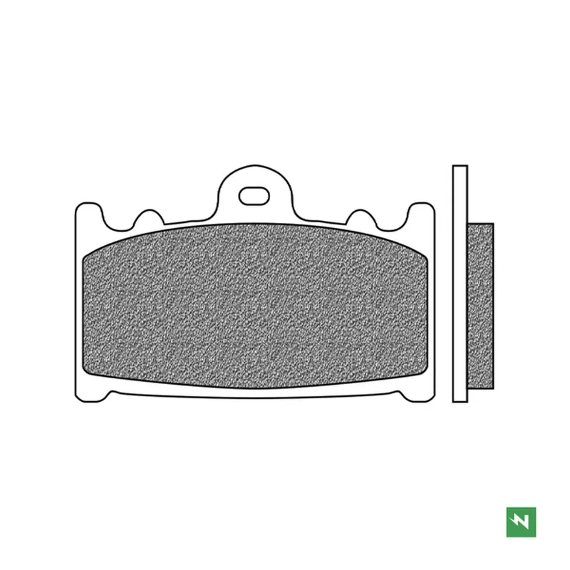 NEWFREN brzdové destičky přední KH158 (TOURING organické) Nejprodávanější