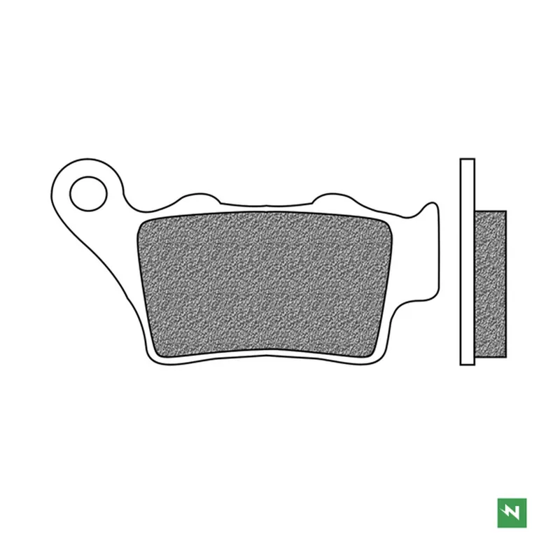 NEWFREN brzdové destičky zadní KH208 / 213 (TOURING sintrované) Časově Omezené