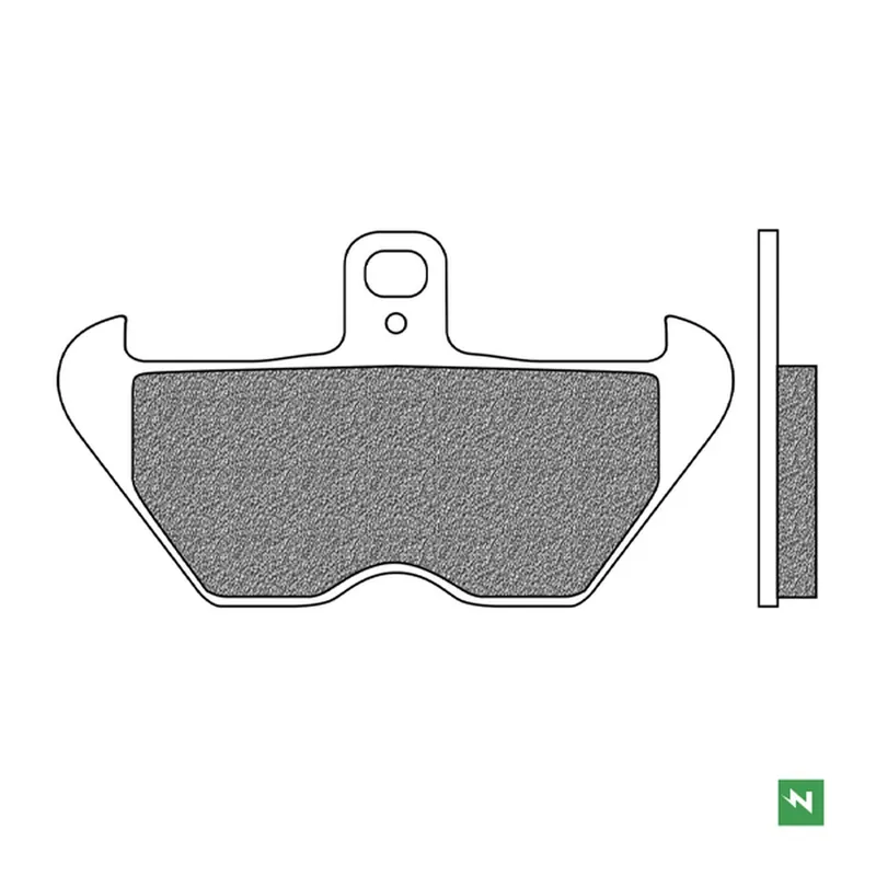 Poslední Šance NEWFREN brzdové destičky přední KH407 / KH246 (TOURING organické)
