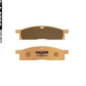 GALFER brzdové destičky KH119 sintrované barva zlatá OFF ROAD Must-Have